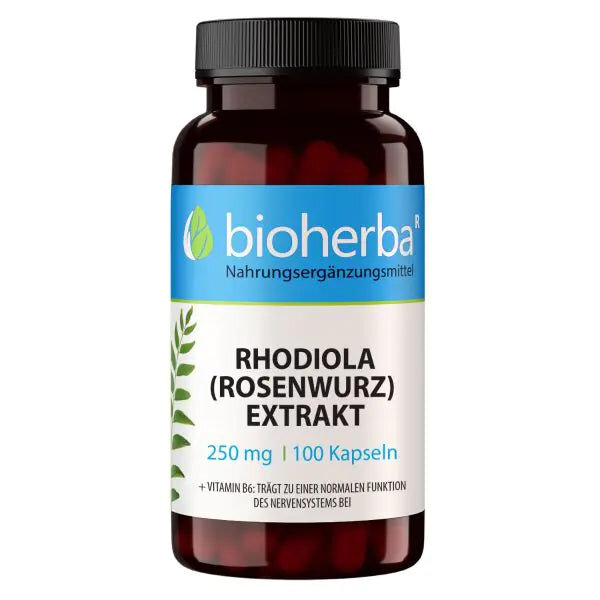 Rhodiola (Rosenwurz) Extrakt 250 mg 100 Kapseln