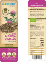 Mariendistelöl 250 ml – kaltgepresst,...