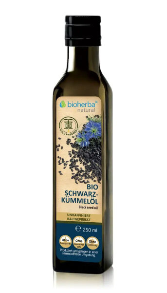 Schwarzkümmelöl 250 ml – kaltgepresst, unraffiniert